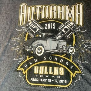 2019 Autorama Dallas Women’s XL T-shirt Cotton Polyester Rayon Blend Good Cond